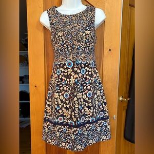 Maeve Multicolor Floral Midi Dress